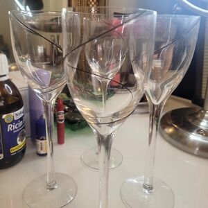 Kosta Boda Red Wine Glasses